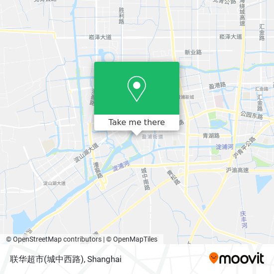 联华超市(城中西路) map