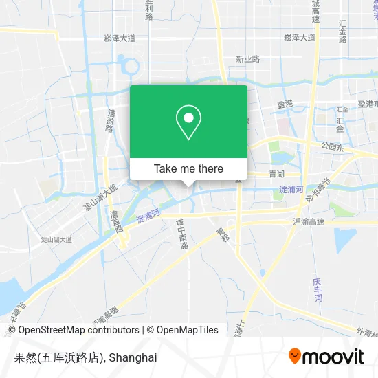 果然(五厍浜路店) map