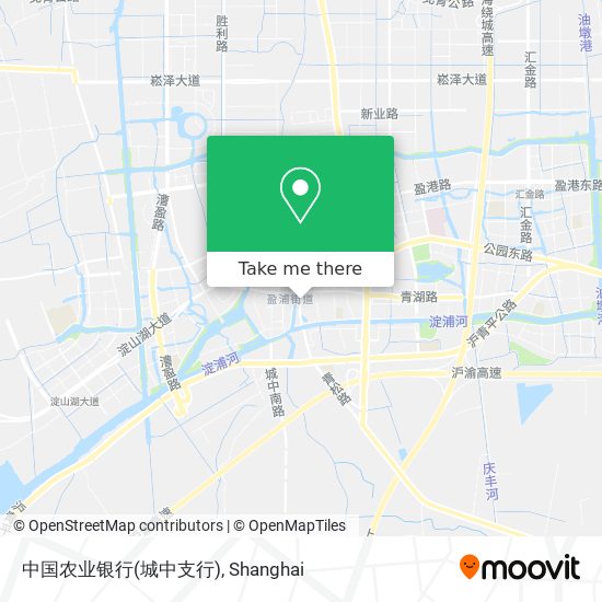 中国农业银行(城中支行) map