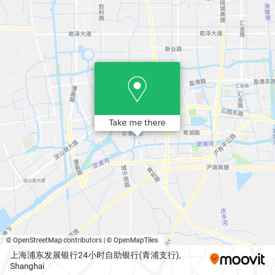 上海浦东发展银行24小时自助银行(青浦支行) map