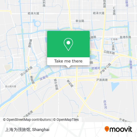 上海为强旅馆 map