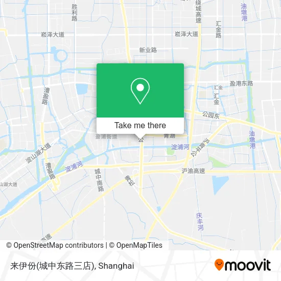 来伊份(城中东路三店) map
