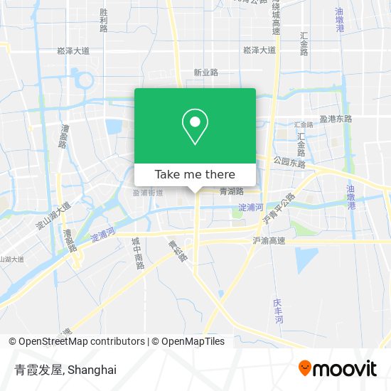 青霞发屋 map