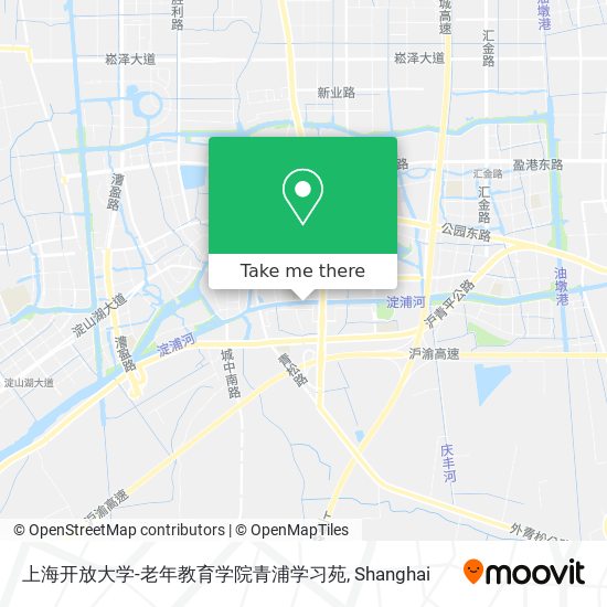 上海开放大学-老年教育学院青浦学习苑 map