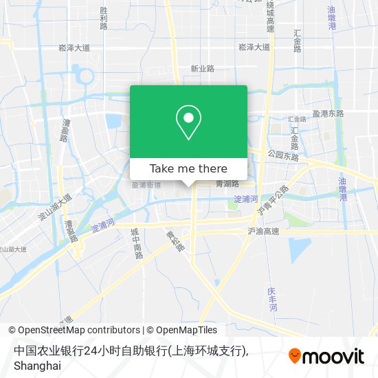 中国农业银行24小时自助银行(上海环城支行) map