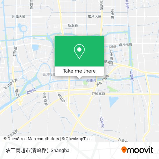 农工商超市(青峰路) map