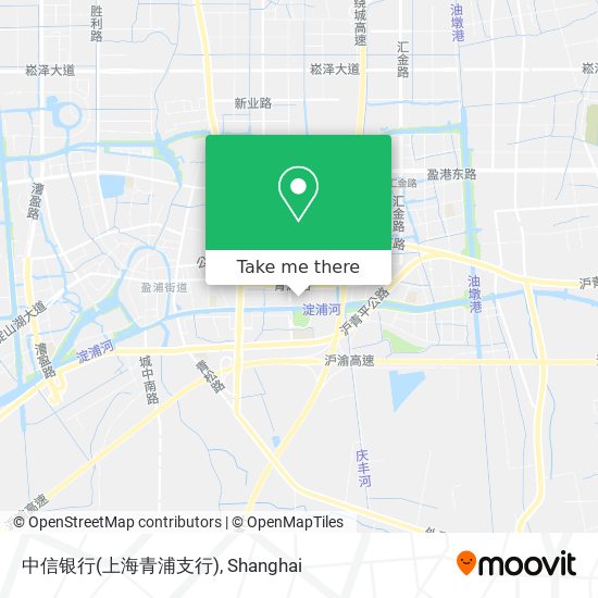 中信银行(上海青浦支行) map