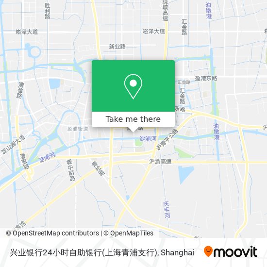 兴业银行24小时自助银行(上海青浦支行) map