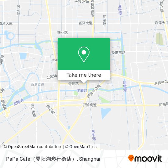 PaPa Cafe（夏阳湖步行街店） map