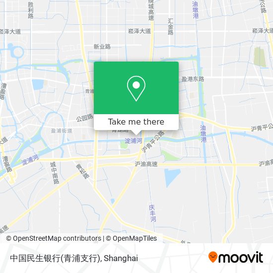 中国民生银行(青浦支行) map