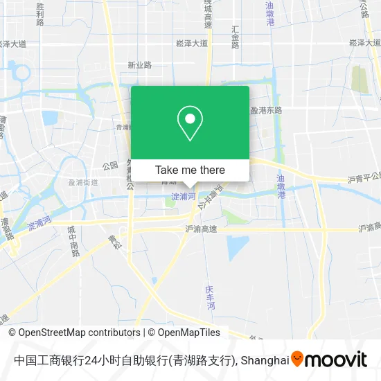 中国工商银行24小时自助银行(青湖路支行) map