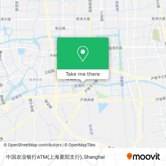 中国农业银行ATM(上海夏阳支行) map