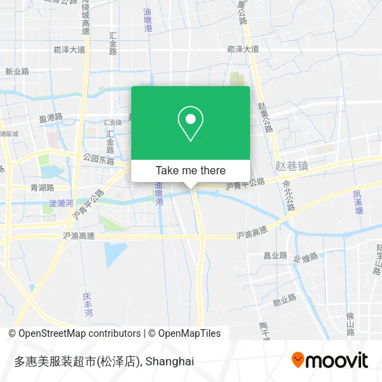 多惠美服装超市(松泽店) map