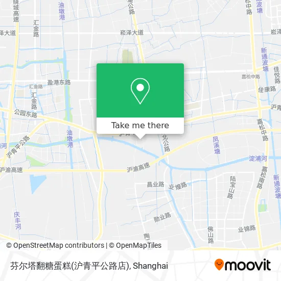 芬尔塔翻糖蛋糕(沪青平公路店) map