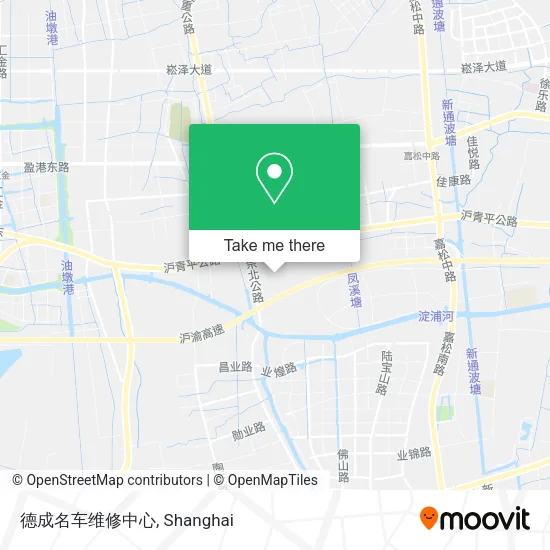 德成名车维修中心 map