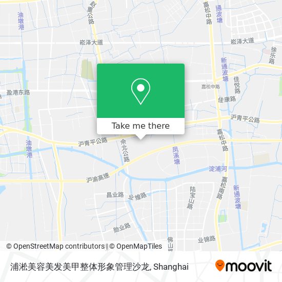 浦淞美容美发美甲整体形象管理沙龙 map