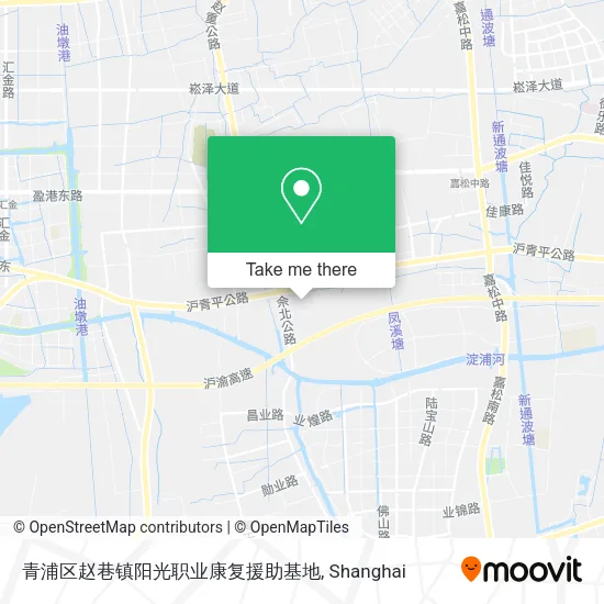 青浦区赵巷镇阳光职业康复援助基地 map