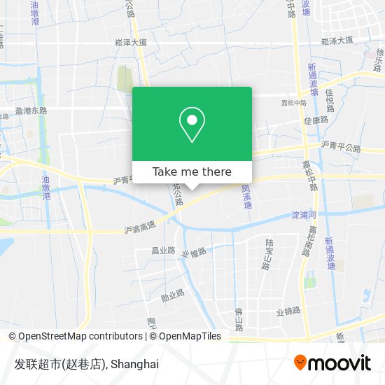 发联超市(赵巷店) map