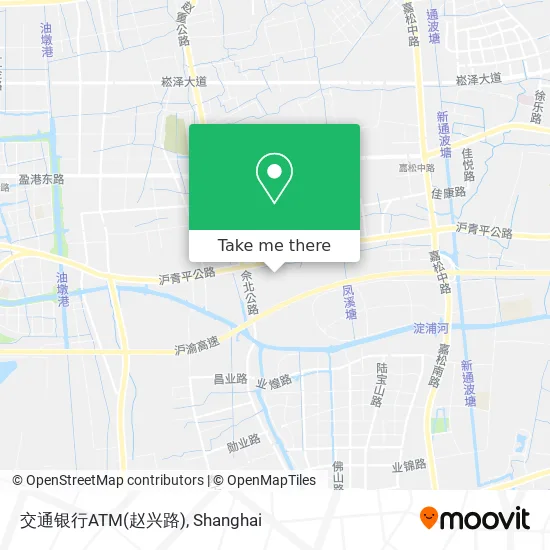 交通银行ATM(赵兴路) map