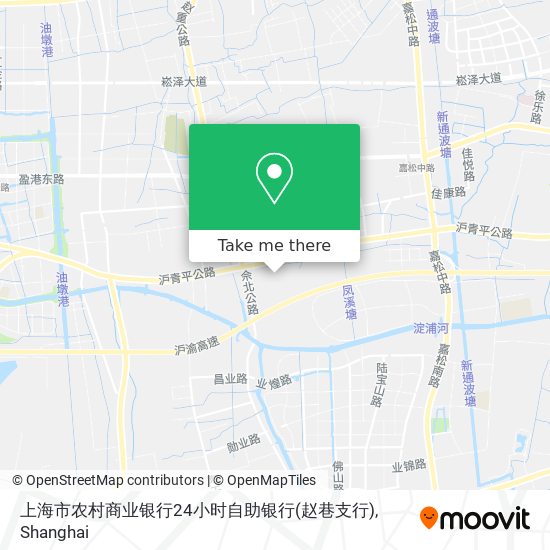 上海市农村商业银行24小时自助银行(赵巷支行) map