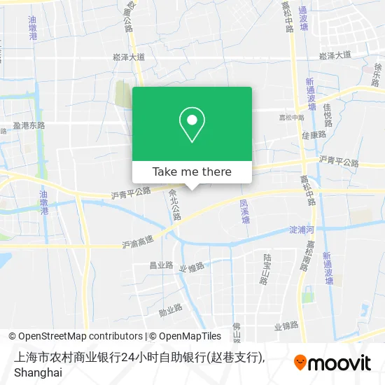 上海市农村商业银行24小时自助银行(赵巷支行) map