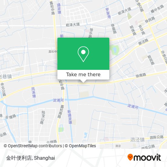金叶便利店 map