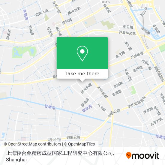 上海轻合金精密成型国家工程研究中心有限公司 map