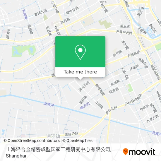 上海轻合金精密成型国家工程研究中心有限公司 map