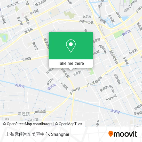 上海启程汽车美容中心 map