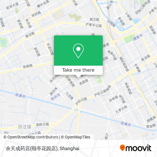 余天成药店(颐亭花园店) map