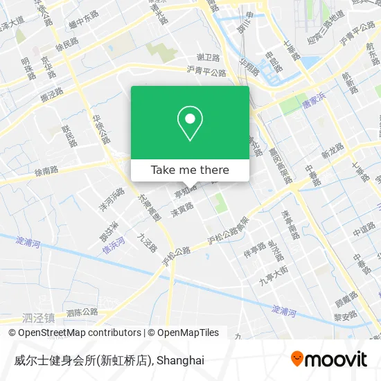 威尔士健身会所(新虹桥店) map