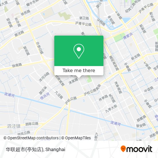 华联超市(亭知店) map