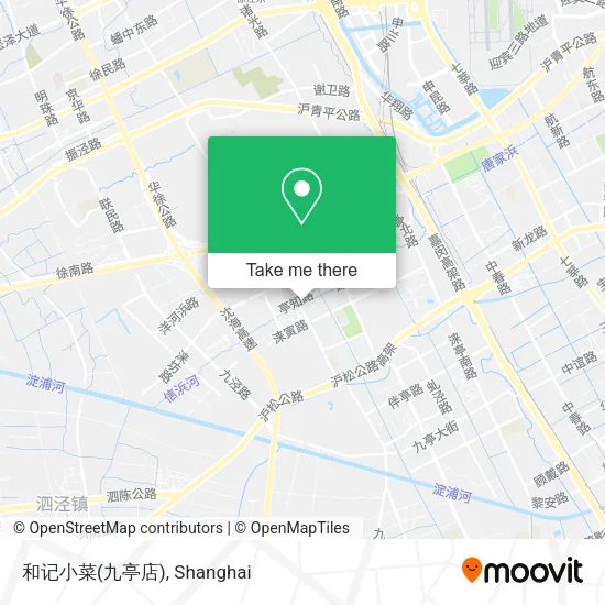 和记小菜(九亭店) map