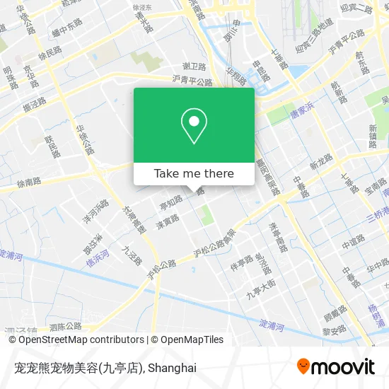宠宠熊宠物美容(九亭店) map