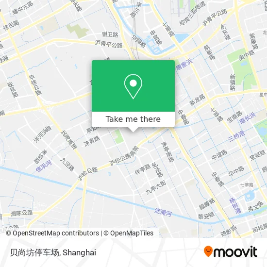 贝尚坊停车场 map