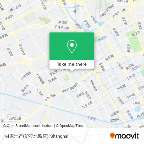 链家地产(沪亭北路店) map