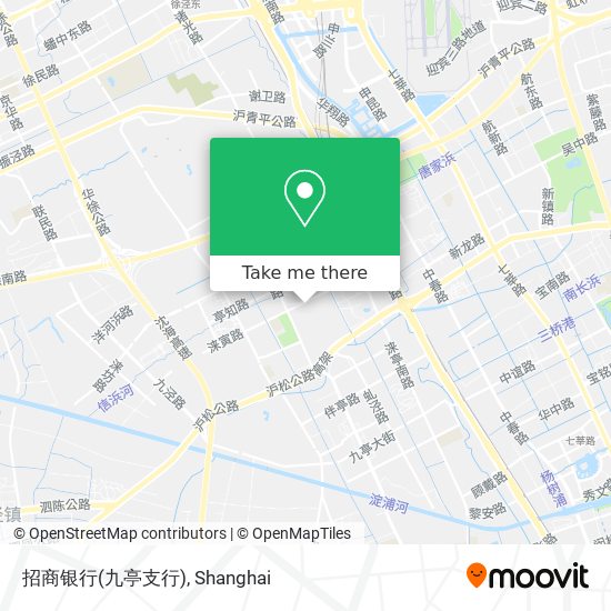 招商银行(九亭支行) map