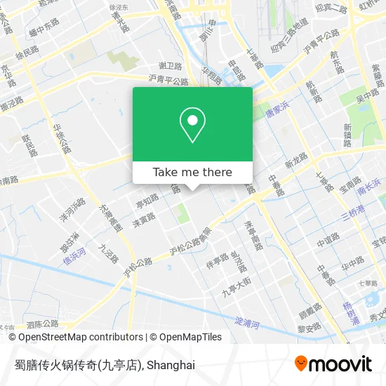 蜀膳传火锅传奇(九亭店) map