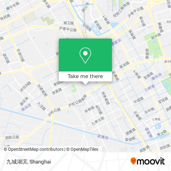 九城湖滨 map