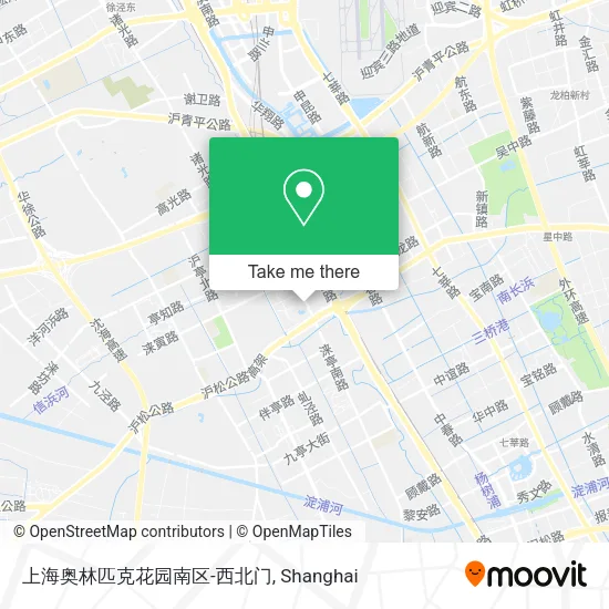 上海奥林匹克花园南区-西北门 map