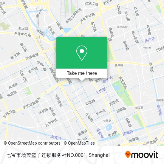 七宝市场菜篮子连锁服务社NO.0001 map