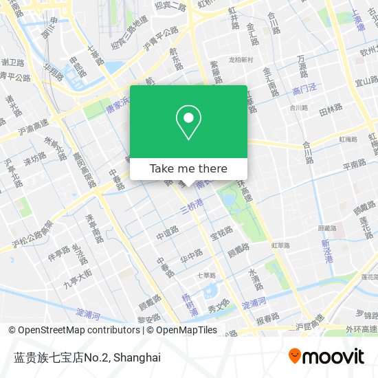 蓝贵族七宝店No.2 map