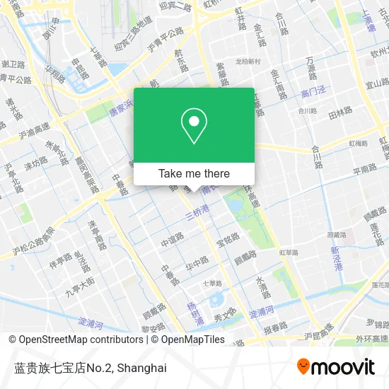 蓝贵族七宝店No.2 map