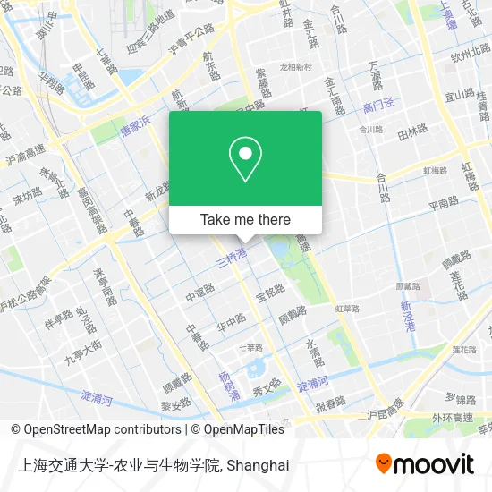 上海交通大学-农业与生物学院 map