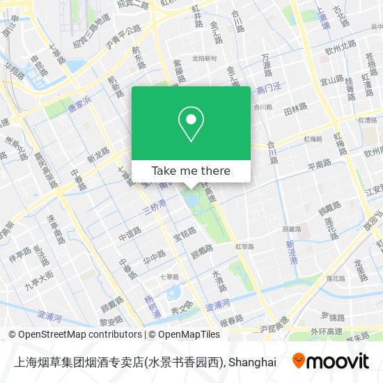 上海烟草集团烟酒专卖店(水景书香园西) map