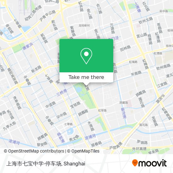 上海市七宝中学-停车场 map