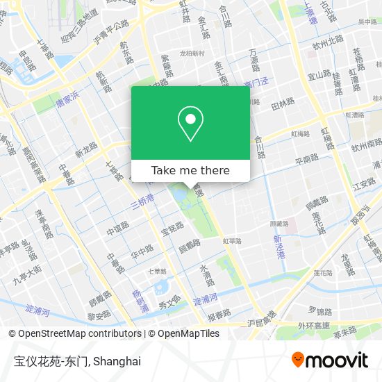宝仪花苑-东门 map