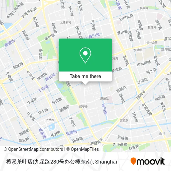 檀溪茶叶店(九星路280号办公楼东南) map