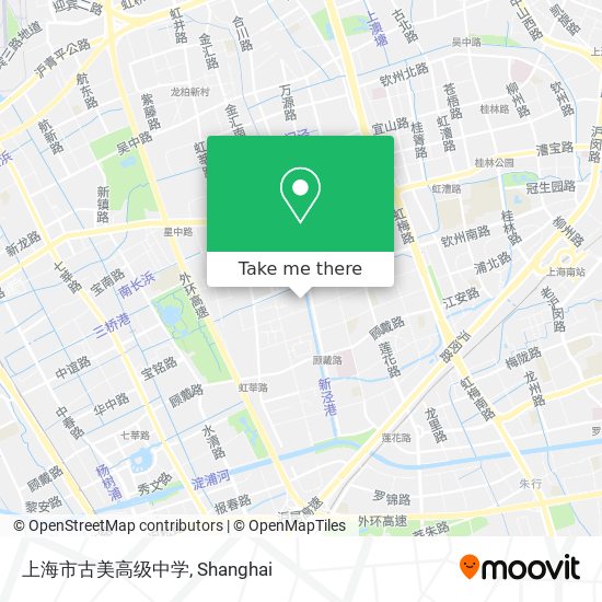 上海市古美高级中学 map