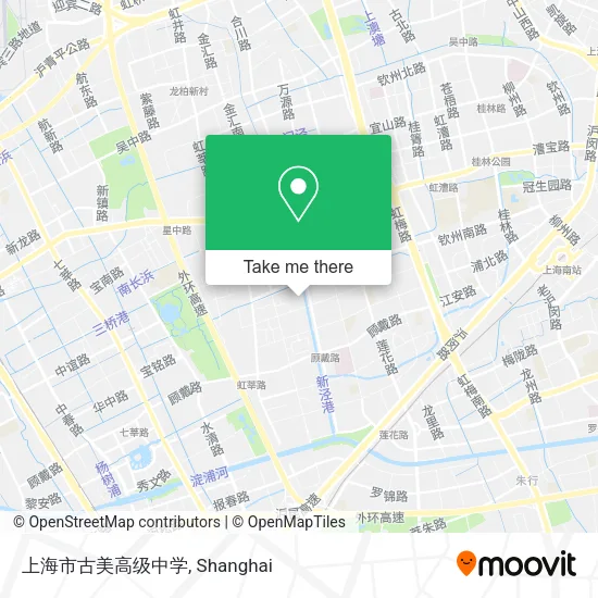 上海市古美高级中学 map